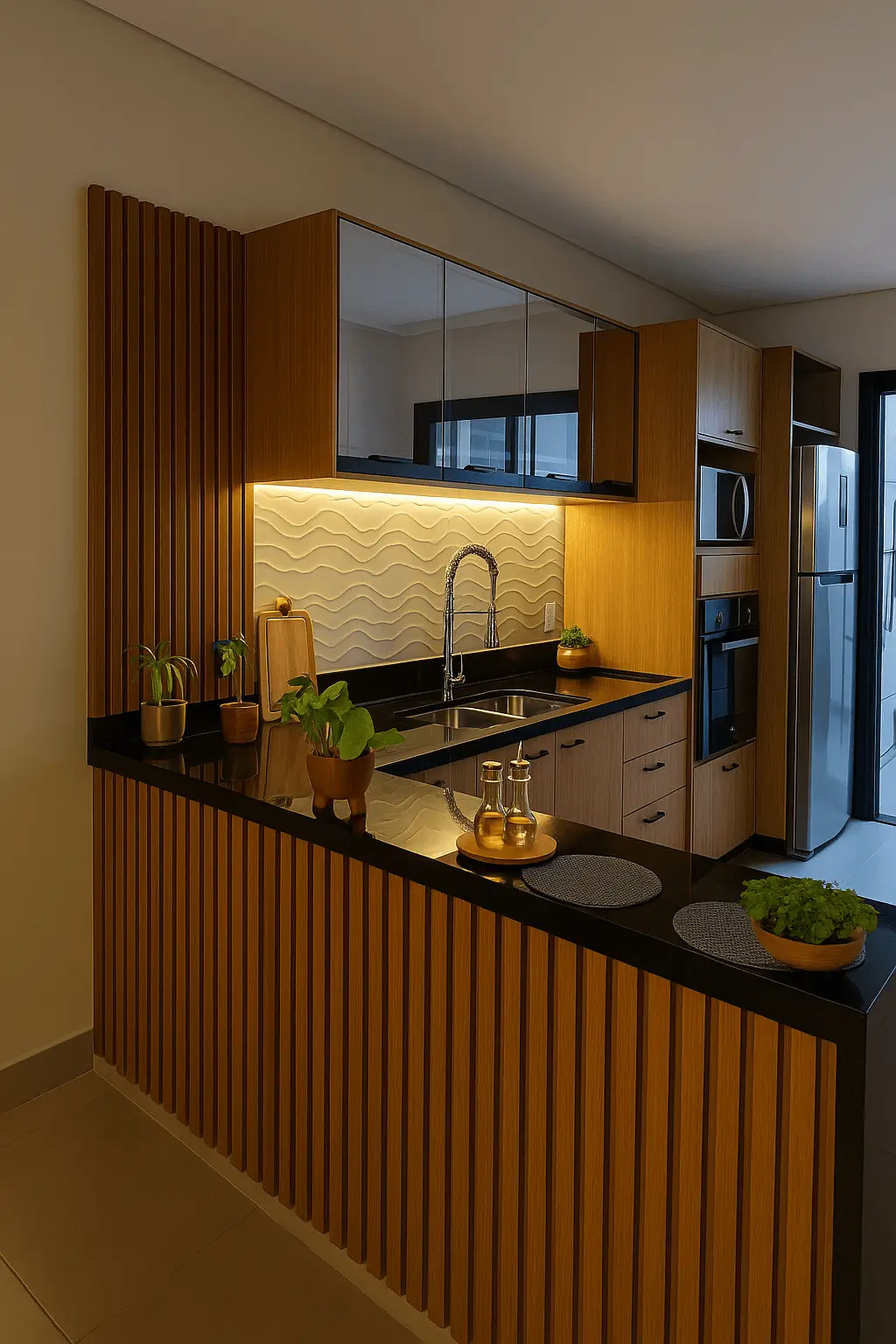 Projeto Completo foco no painel ripado